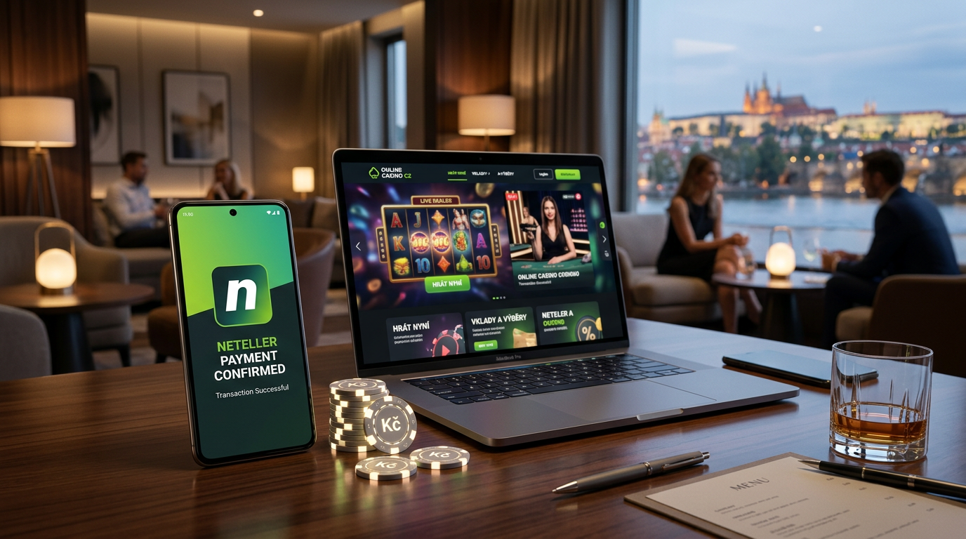 Mobilní aplikace Neteller a online kasino v moderním prostředí.